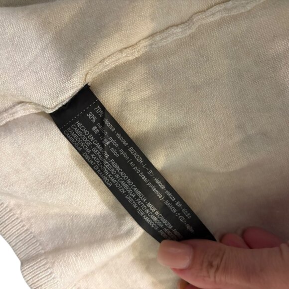 Chelsea & Theodore Cowl Neck Fringe Sweater - Picture 4 of 4